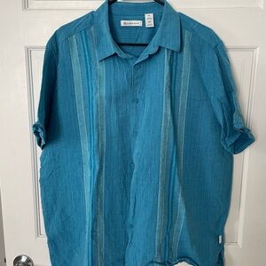 CUBAVERA Blue Men's Shirt